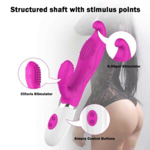 5 1 Realistic Dildo Vibrator G-Spot Clitoris Massager Vibrating Sex Toy with 30 different vibration modes