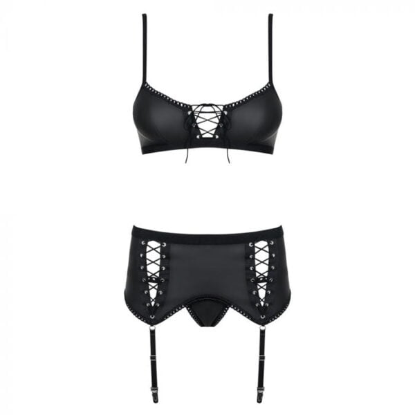 Redella Black Lingerie 5 leather